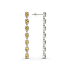 Platinum Digitalis Fashion Lab Diamond Dangle Earrings (4 Ct. Tw.) right