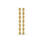 10kt Yellow Gold Digitalis Fashion Lab Diamond Dangle Earrings (4 Ct. Tw.) front image
