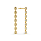 10kt Yellow Gold Digitalis Fashion Lab Diamond Dangle Earrings (4 Ct. Tw.) right