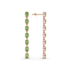 10kt Rose Gold Digitalis Fashion Lab Diamond Dangle Earrings (4 Ct. Tw.) right
