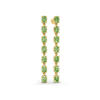 10kt Yellow Gold Digitalis Fashion Lab Diamond Dangle Earrings (4 Ct. Tw.) left