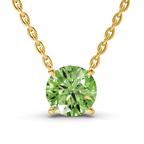 14kt Yellow Gold Lluvia Round Lab Diamond Solitaire Necklace (1/2 Ct. Tw.) front image