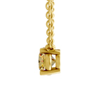 14kt Yellow Gold Fernanda Oval Lab Diamond Solitaire Necklace (1 Ct. Tw.) right