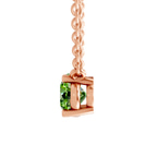 14kt Rose Gold Fernanda Oval Lab Diamond Solitaire Necklace (2 Ct. Tw.) right