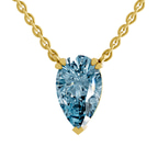 14kt Yellow Gold Fiona Pear Lab Diamond Solitaire Necklace (1/2 Ct. Tw.) front image