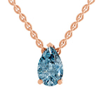14kt Rose Gold Marisol Pear Lab Diamond Solitaire Necklace (2 Ct. Tw.) front image