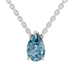 Platinum Marisol Pear Lab Diamond Solitaire Necklace (1 1/2 Ct. Tw.) front image