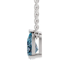 Platinum Marisol Pear Lab Diamond Solitaire Necklace (1 1/2 Ct. Tw.) side right image one