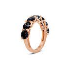 10kt Rose Gold Valentina Round Lab Diamond Anniversary Band (1 Ct. Tw.) standing product image one