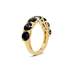 14kt Yellow Gold Valentina Round Lab Diamond Anniversary Band (1 Ct. Tw.) standing product image one
