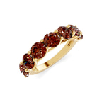 14kt Yellow Gold Valentina Round Lab Diamond Anniversary Band (1 Ct. Tw.) side right image one