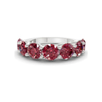 Platinum Valentina Round Lab Diamond Anniversary Band (5 Ct. Tw.) front image