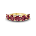 14kt Yellow Gold Valentina Round Lab Diamond Anniversary Band (1 Ct. Tw.) front image