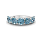 Platinum Valentina Round Lab Diamond Anniversary Band (5 Ct. Tw.) front image