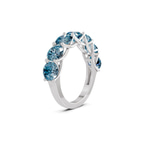 Platinum Valentina Round Lab Diamond Anniversary Band (5 Ct. Tw.) standing product image one