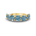 14kt Yellow Gold Valentina Round Lab Diamond Anniversary Band (1 Ct. Tw.) front image