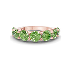10kt Rose Gold Valentina Round Lab Diamond Anniversary Band (1 Ct. Tw.) front image