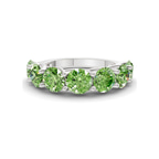 Platinum Valentina Round Lab Diamond Anniversary Band (1 Ct. Tw.) front image