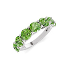 Platinum Valentina Round Lab Diamond Anniversary Band (1 Ct. Tw.) side right image one