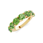 14kt Yellow Gold Valentina Round Lab Diamond Anniversary Band (1 Ct. Tw.) side right image one