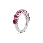 Platinum Valentina Round Lab Diamond Anniversary Band (1 Ct. Tw.) standing product image one