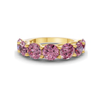 14kt Yellow Gold Valentina Round Lab Diamond Anniversary Band (1 Ct. Tw.) front image