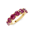 14kt Yellow Gold Valentina Round Lab Diamond Anniversary Band (1 Ct. Tw.) side right image one