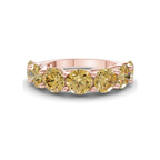 10kt Rose Gold Valentina Round Lab Diamond Anniversary Band (1 Ct. Tw.) front image