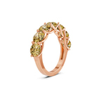 10kt Rose Gold Valentina Round Lab Diamond Anniversary Band (1 Ct. Tw.) standing product image one