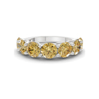 Platinum Valentina Round Lab Diamond Anniversary Band (5 Ct. Tw.) front image
