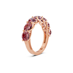 10kt Rose Gold Valentina Round Lab Diamond Anniversary Band (1 Ct. Tw.) standing product image one