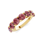 14kt Yellow Gold Valentina Round Lab Diamond Anniversary Band (1 Ct. Tw.) side right image one