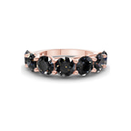 9ct Rose Gold Leandra Round Lab Diamond Anniversary Band (1 Ct. Tw.) front image