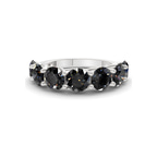 14ct White Gold Leandra Round Lab Diamond Anniversary Band (1 Ct. Tw.) front image