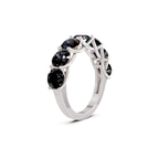 14ct White Gold Leandra Round Lab Diamond Anniversary Band (1 Ct. Tw.) left
