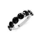 14ct White Gold Leandra Round Lab Diamond Anniversary Band (1 Ct. Tw.) right