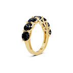 9ct Yellow Gold Leandra Round Lab Diamond Anniversary Band (1 Ct. Tw.) left