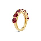 9ct Yellow Gold Leandra Round Lab Diamond Anniversary Band (1 Ct. Tw.) left