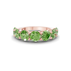 9ct Rose Gold Leandra Round Lab Diamond Anniversary Band (1 Ct. Tw.) front image