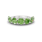 Platinum Leandra Round Lab Diamond Anniversary Band (1 Ct. Tw.) front image