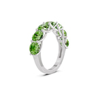 Platinum Leandra Round Lab Diamond Anniversary Band (1 Ct. Tw.) left