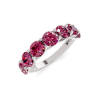 9ct White Gold Leandra Round Lab Diamond Anniversary Band (1 Ct. Tw.) right