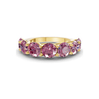 9ct Yellow Gold Leandra Round Lab Diamond Anniversary Band (1 Ct. Tw.) front image