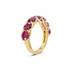 9ct Yellow Gold Leandra Round Lab Diamond Anniversary Band (1 Ct. Tw.) left