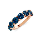 9ct Rose Gold Leandra Round Lab Diamond Anniversary Band (1 Ct. Tw.) right