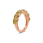 9ct Rose Gold Leandra Round Lab Diamond Anniversary Band (1 Ct. Tw.) left