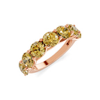 9ct Rose Gold Leandra Round Lab Diamond Anniversary Band (1 Ct. Tw.) right