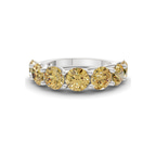 Platinum Leandra Round Lab Diamond Anniversary Band (1 Ct. Tw.) front image