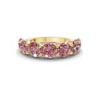 9ct Yellow Gold Leandra Round Lab Diamond Anniversary Band (1 Ct. Tw.) front image