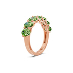 10kt Rose Gold Maura Oval Lab Diamond Anniversary Band (3 Ct. Tw.) left